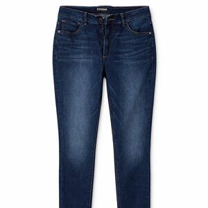 Express Denim Perfect Ankle Legging Jeans Size 10 Dark Wash